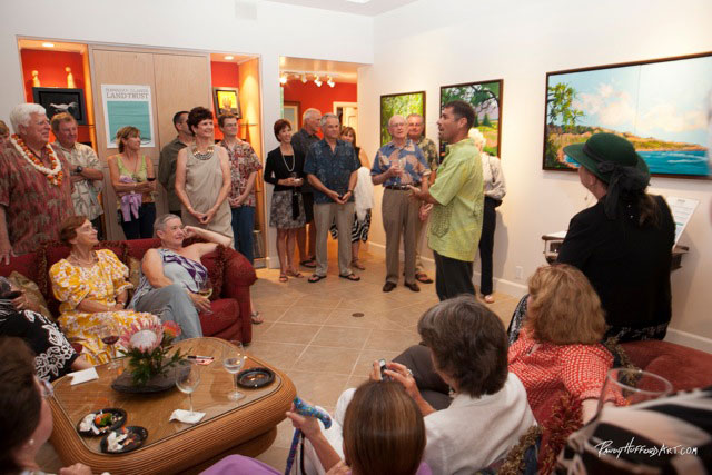 Hawaiian Islands Land Trust Benefit Art Show - Ed Lane 2013